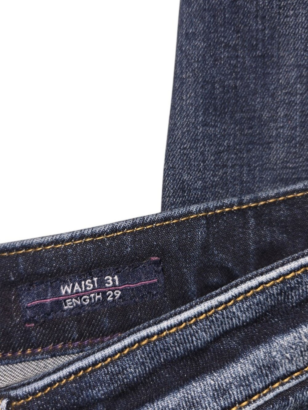 Women’s Mid-Blue Distressed Slim Jeans - Picture 10 of 10